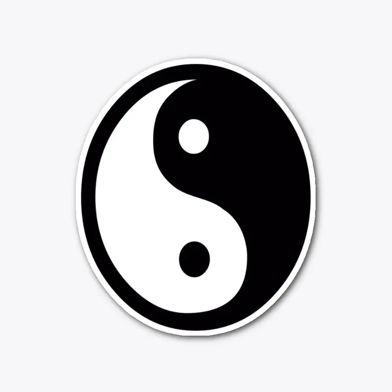 Yin Yang Sticker